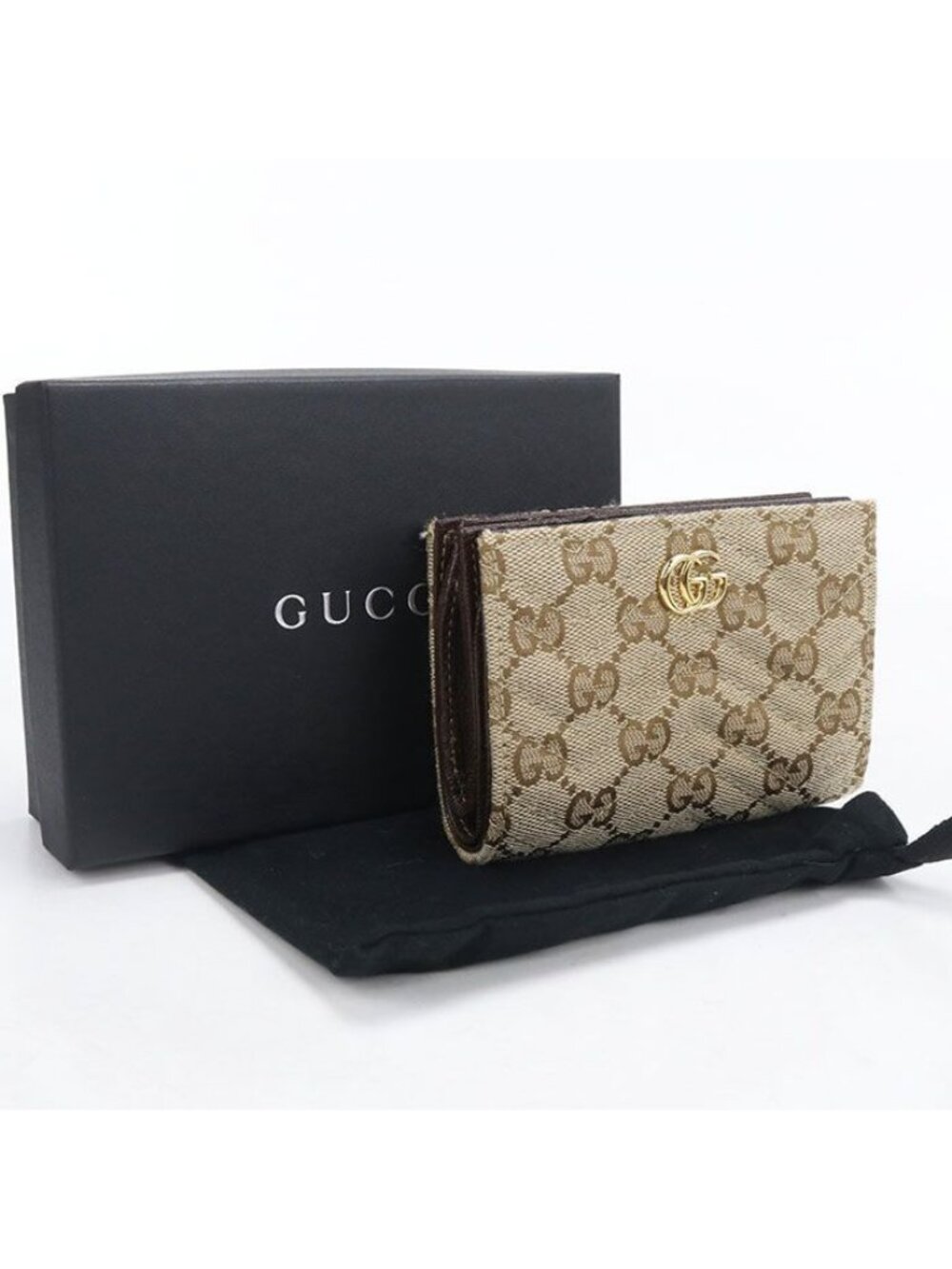 Gucci GG Marmont Bifold Wallet Canvas